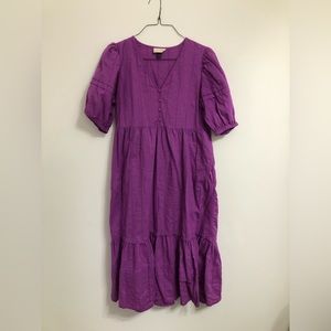 Purple Midi Dress
